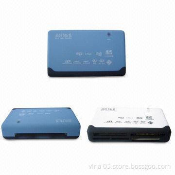 USB2.0 Card Readers, Suitable for T-flash, M2, MS, MS Duo, Mini SD or MMC, SDHC, CF and XD Cards